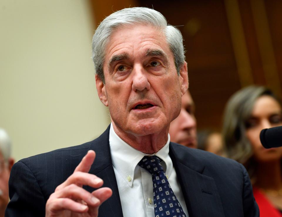 Former Special Counsel Robert Mueller, testifies for the House Intelligence Committee hearing on the 'Investigation into Russian Interference in the 2016 Presidential Election.’