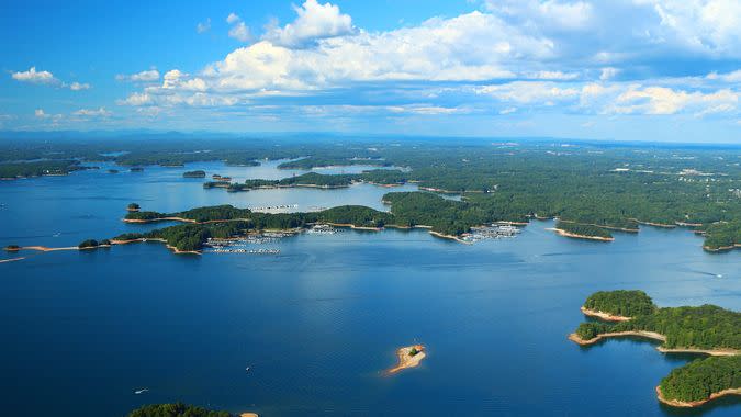 Lake Lanier East View, Georgia.