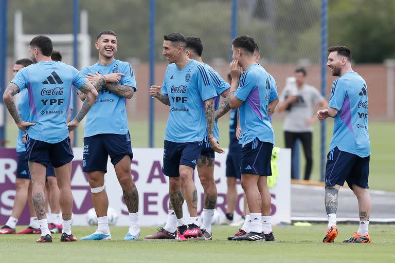 La selección y River se verán las caras en el predio Julio Humberto Grondona, para seguir ajustando detalles de juego