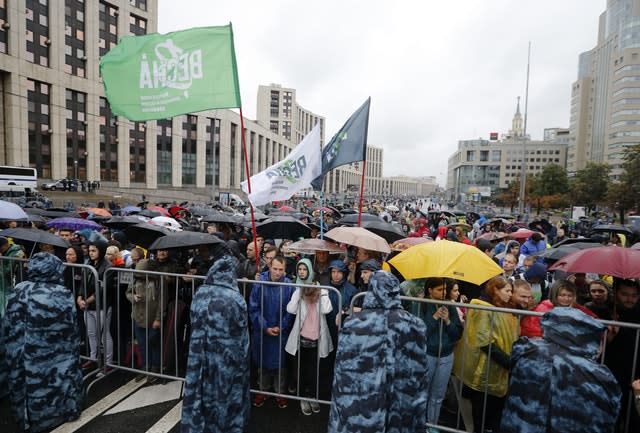 Moscow protest