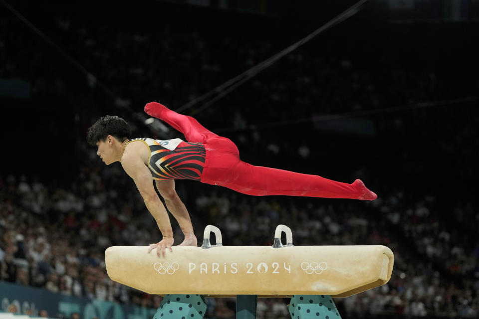 Japan surges past China for Olympics men's gymnastics team gold