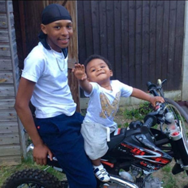 Levi Ernest-Morrison, left who was stabbed to death in Sydenham, south-east London