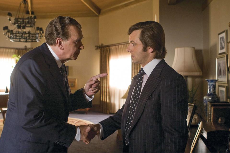 Frost/Nixon (2008) FRANK LANGELLA (L) and MICHAEL SHEEN