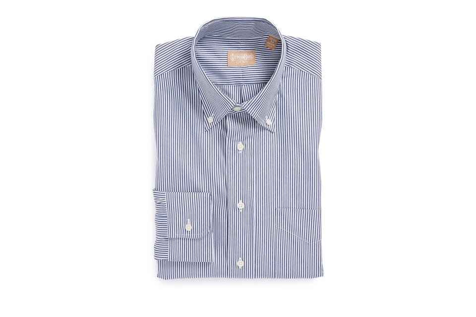 Gitman bengal stripe cotton broadcloth dress shirt (was $165, 33% off)