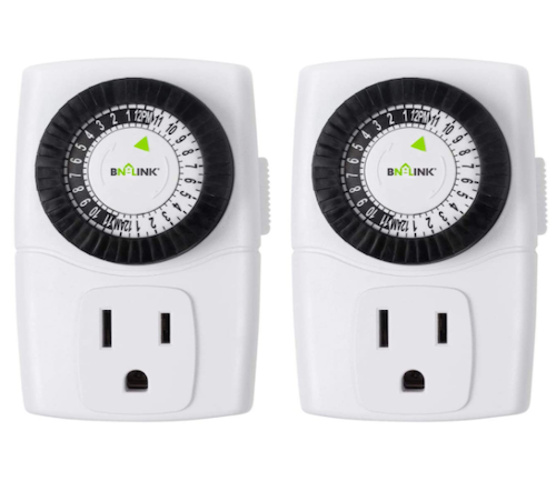 BN-LINK Indoor Mini 24-Hour Mechanical Outlet Timer