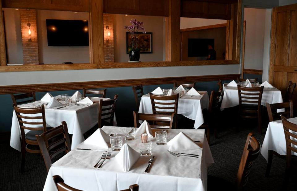 One of the main dining areas at EnRich Bistro in Bradenton on Tuesday, May 14, 2024.