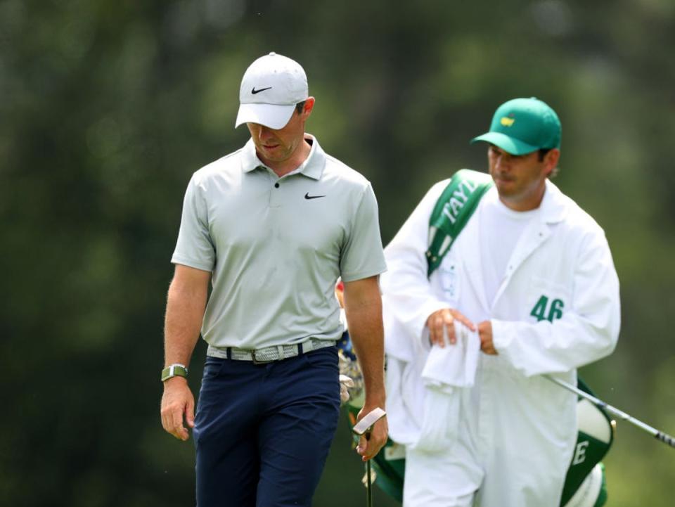 Rory McIlroy is 17 shots behind leader Brooks Koepka  (Getty Images)