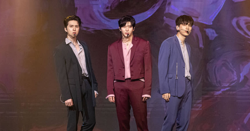 「VIXX」三位成員LEO、KEN、HYUK首度挑戰一日兩場演出，他們也特別設計兩套不同內容。（圖／ON INN ASIA 提供）