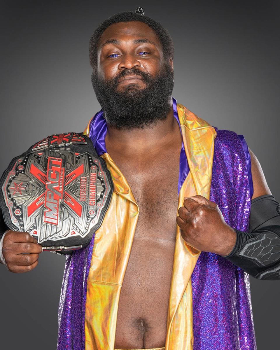 Impact Wrestling’s new X-Division champ Willie Mack.