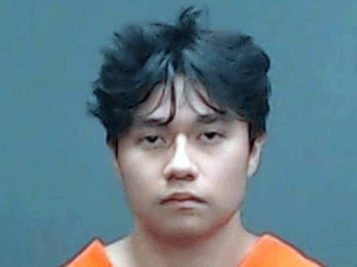 Cesar Olalde, 18, was arrested in the small town of Nash, Texas, after allegedly shooting dead his parents, sister and brother. (Bi-State Detention Center via AP)