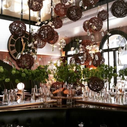 The restaurant uses cast steel columns and Victorian archways for a grand feel. Photo: Instagram/thegermangym