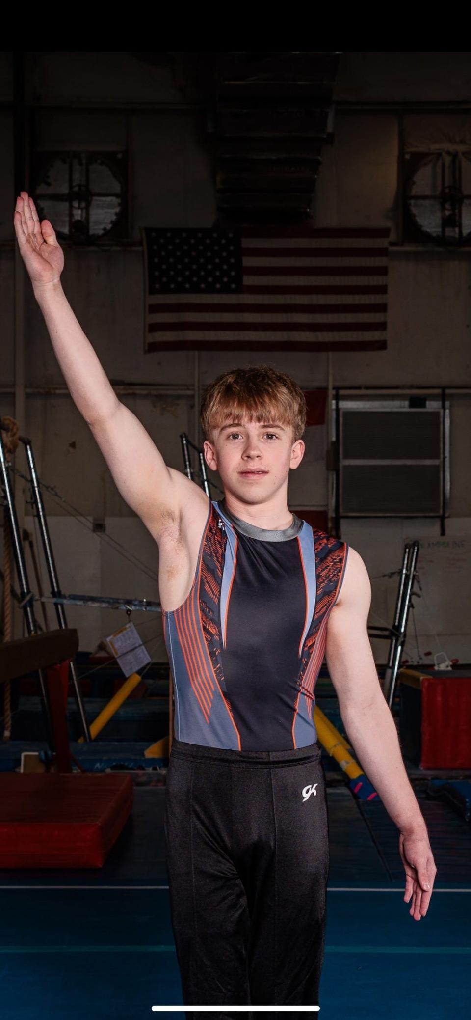 Countryside Boys Gymnastics Nicholas Caldwell is competing in the Eastern National Championships April 26-28