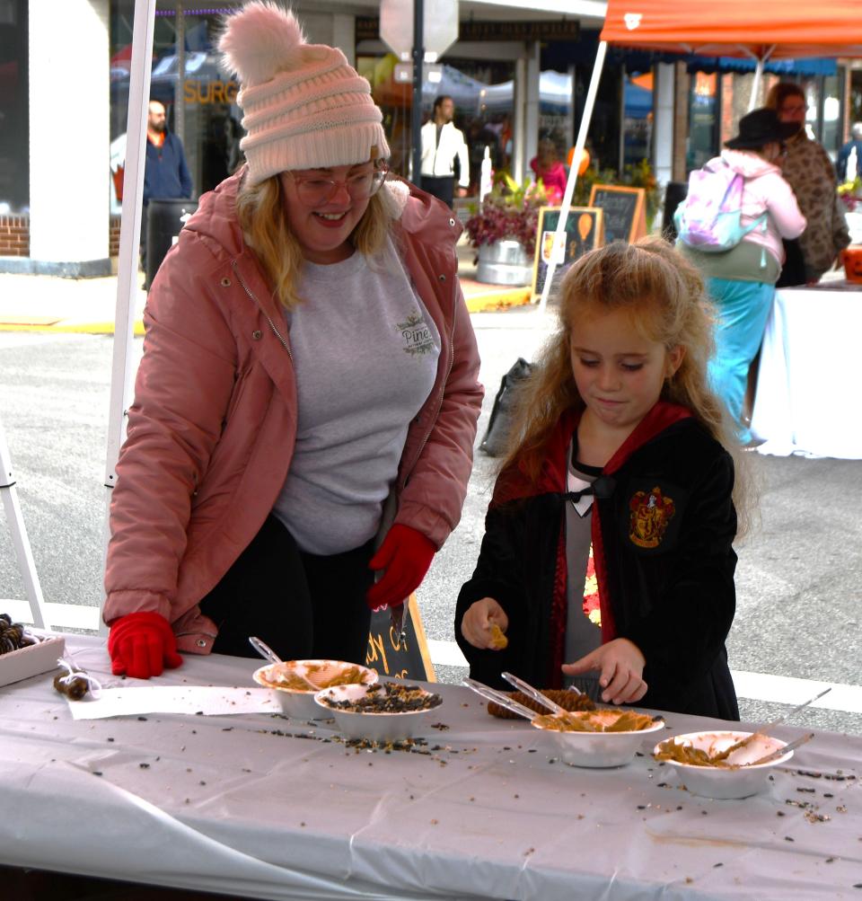Harvest Happenings included a craft table on Oct. 21 in Fremont.