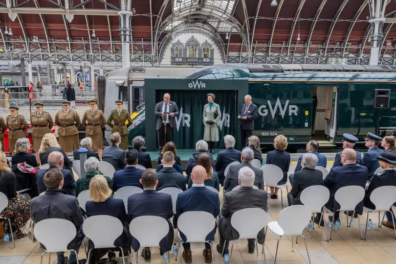 The Princess Royal and the train named in her honour