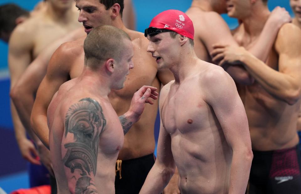 Adam Peaty and Scott have shared many great moments as British teammates (PA Wire)