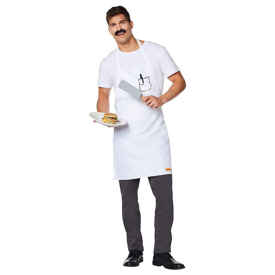 <p><a href="https://go.redirectingat.com?id=74968X1596630&url=https%3A%2F%2Fwww.spirithalloween.com%2Fproduct%2Fbob-belcher-costume-kit-bob-s-burgers%2F164145.uts&sref=https%3A%2F%2Fwww.bestproducts.com%2Flifestyle%2Fg28816567%2Fmens-halloween-costume-ideas%2F" rel="nofollow noopener" target="_blank" data-ylk="slk:Shop Now;elm:context_link;itc:0;sec:content-canvas" class="link ">Shop Now</a></p><p>Bob's Burgers Bob Belcher Costume Kit</p><p>spirithalloween.com</p><p>$26.99</p>