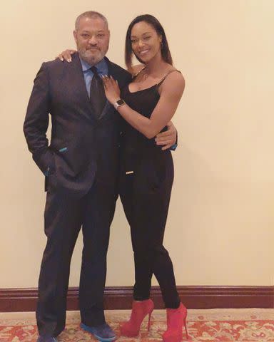 <p>Montana FIshburne Instagram</p> Laurence Fishburne takes a picture with his daughter Montana Fishburne.