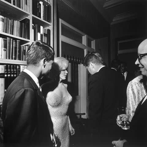 Cecil Stoughton/The LIFE Images Collection/Getty Images Robert F. Kennedy, Marilyn Monroe and John F. Kennedy in 1962.