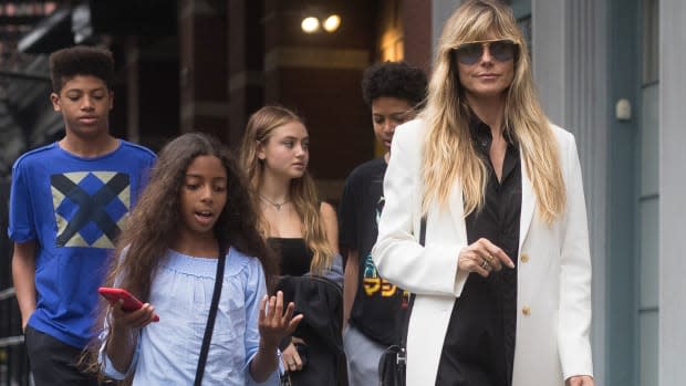 Heidi Klum and children Henry, Lou and Leni are seen on June 19, 2019 in New York City.<p><a href="https://www.gettyimages.com/detail/news-photo/heidi-klum-and-children-henry-lou-and-helene-are-seen-on-news-photo/1157020737?phrase=heidi%2520klum%2520kids&adppopup=true" rel="nofollow noopener" target="_blank" data-ylk="slk:Tal Rubin/GC Images;elm:context_link;itc:0;sec:content-canvas" class="link ">Tal Rubin/GC Images</a></p>