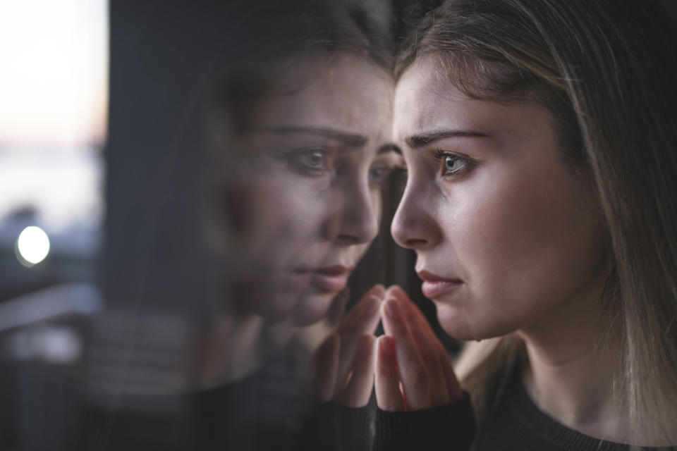 Are you suffering from resting stress face? (Getty)