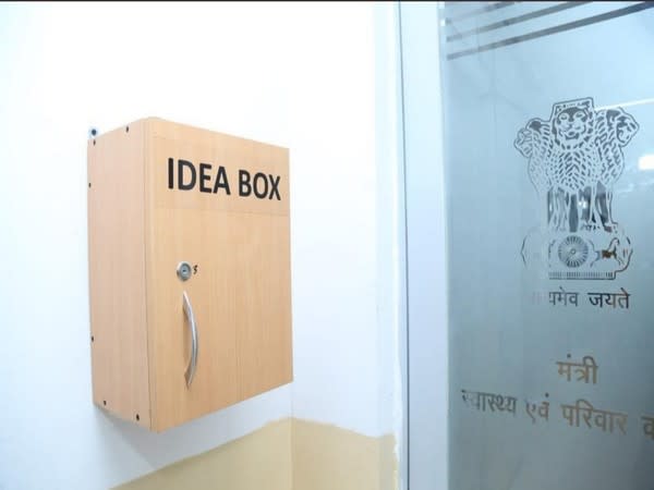 An 'idea box' at Union health ministry in New Delhi