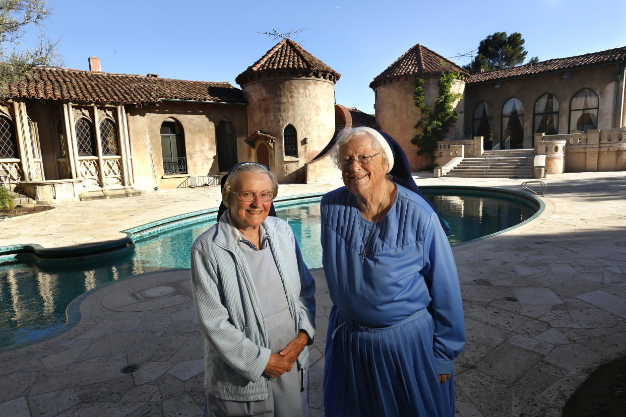 Sister Catherine Holzman and Sister Rita Callanan