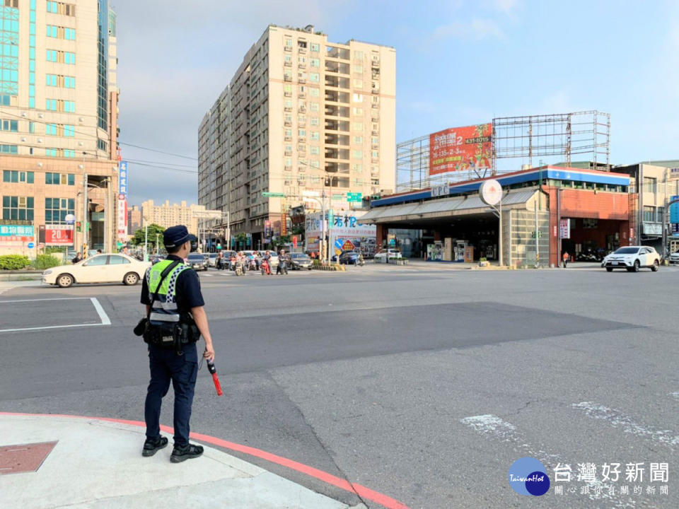 國際自由車環台賽，平鎮警分局規畫縝密交維計畫實施管制。