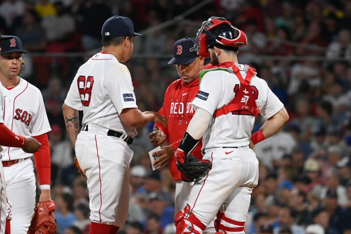 Red Sox closer Kenley Jansen needed a few pitches, but once he found a  groove, it was game over for Phillies - The Boston Globe