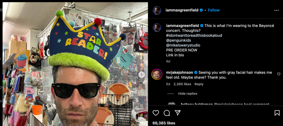 Jake johnson and Max Greenfield’s interaction delighted ‘New Girl’ fans (Instagram)