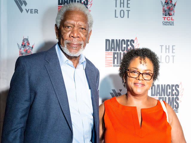 Greg Doherty/Getty Morgan Freeman and his daughter, Deena Adair, attend the "Landing Up" premiere on June 7, 2017 in Hollywood, California