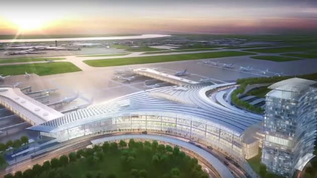 Louis Armstrong International Airport in New Orleans is set to open its new 30-gate terminal in 2018. (City of New Orleans)