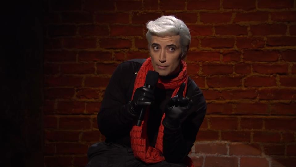 Aristotle Athari as Angelo on SNL.