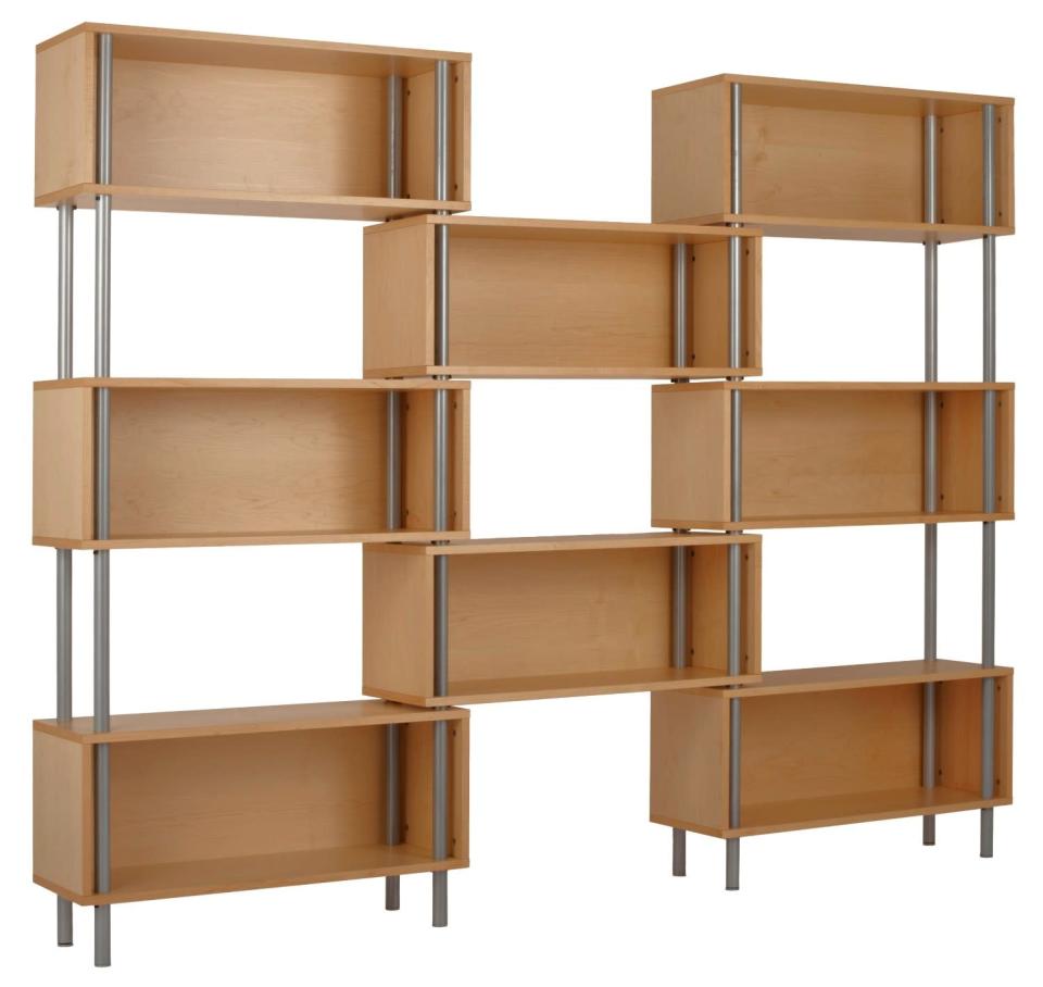 The white oak <a href="http://www.bludot.com/modern-furniture-sale/chicago-8-box-whiteoak.html" rel="nofollow noopener" target="_blank" data-ylk="slk:Chicago 8 Box bookcase;elm:context_link;itc:0;sec:content-canvas" class="link ">Chicago 8 Box bookcase</a> is marked down even more: to $1,199, regularly $1,899.