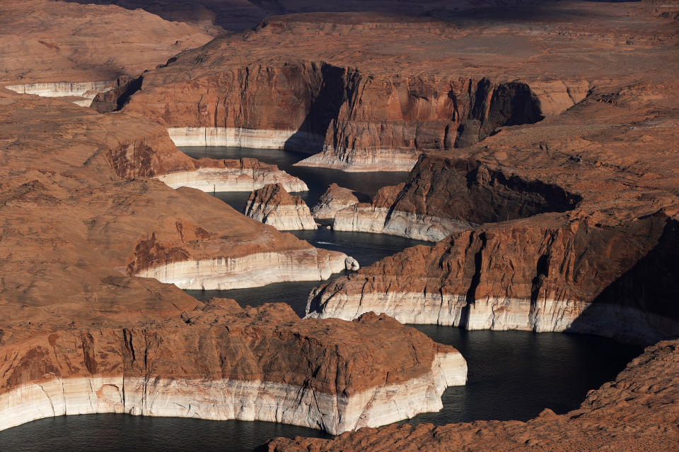 Image: Lake Powell At Historic Low Levels In Drought-Stricken West (Justin Sullivan / Getty Images)