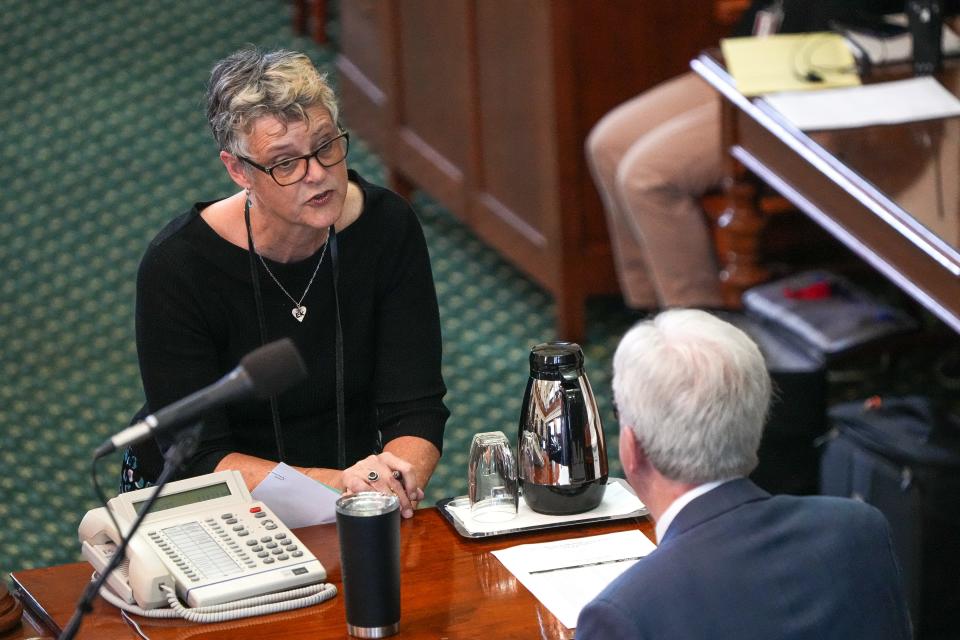 "This bill is not about protecting medical service consumers," Sen. Sarah Eckhardt, D-Austin, said of Senate Bill 1029's proposals on gender-affirming care. "This bill is about preventing procedures that every medical association in the United States recognizes as appropriate and even necessary."