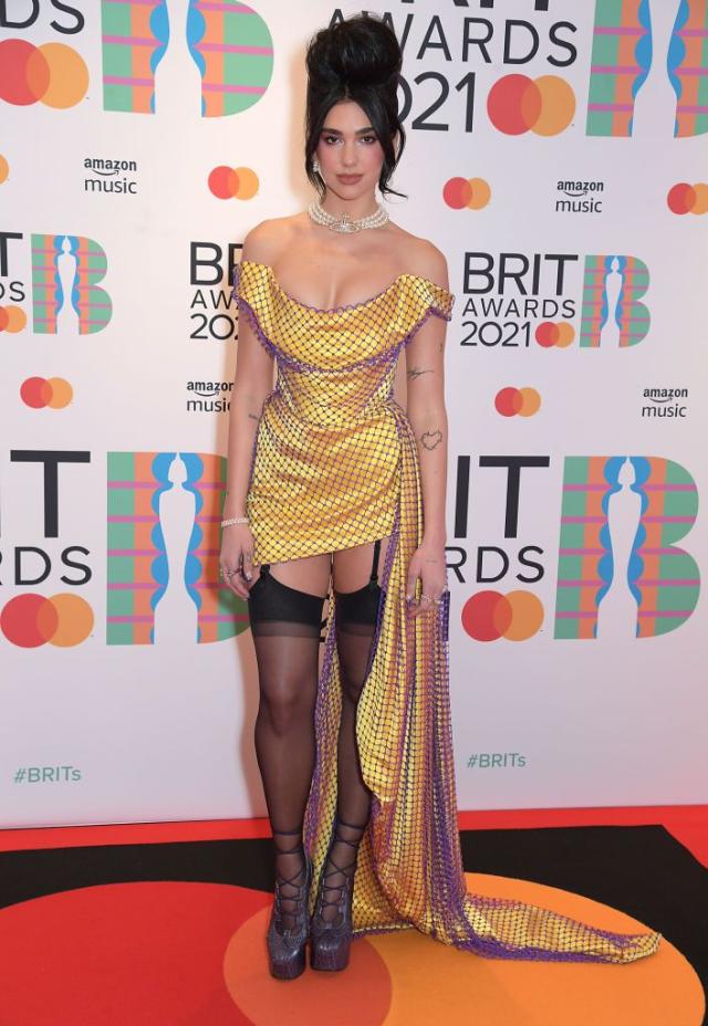 Dua Lipa Wears TikTok's Favorite Necklace to the BRIT Awards