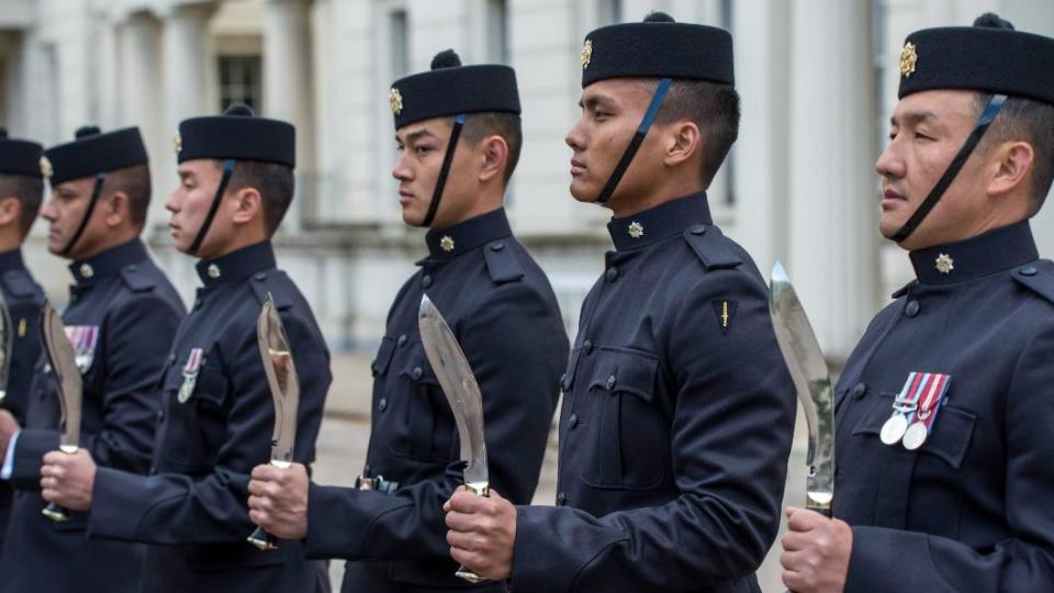 英國陸軍麾下特殊的「廓爾喀兵」，就是從尼泊爾當地招募的。（圖／翻攝自英國陸軍）