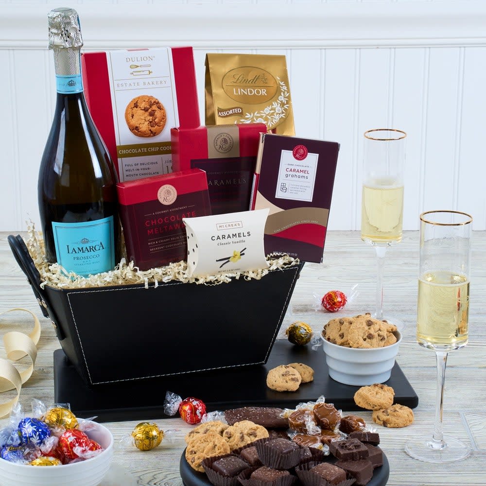 <p><a href="https://go.redirectingat.com?id=74968X1596630&url=https%3A%2F%2Fwww.gourmetgiftbaskets.com%2FEaster-Champagne-And-Chocolates-Gift-Basket.asp&sref=https%3A%2F%2Fwww.countryliving.com%2Fshopping%2Fg38846939%2Fbest-premade-easter-baskets%2F" rel="nofollow noopener" target="_blank" data-ylk="slk:Shop Now;elm:context_link;itc:0;sec:content-canvas" class="link rapid-noclick-resp">Shop Now</a></p><p>Easter Champagne & Chocolates Gift Basket</p><p>gourmetgiftbaskets.com</p><p>$129.99</p>