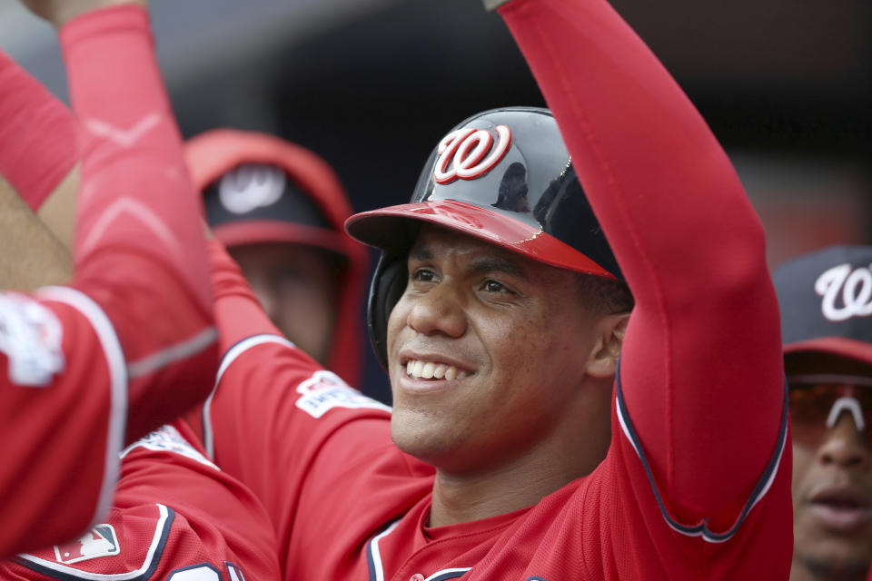 Juan Soto was a teenage sensation for the Washington Nationals. (AP)