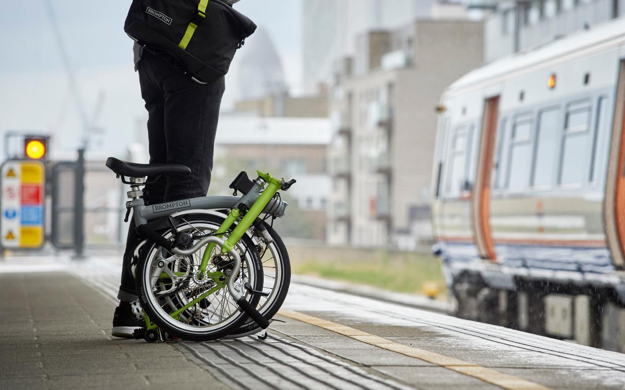 Folding bikes are useful for commuters who want to add some exercise to their journeys -