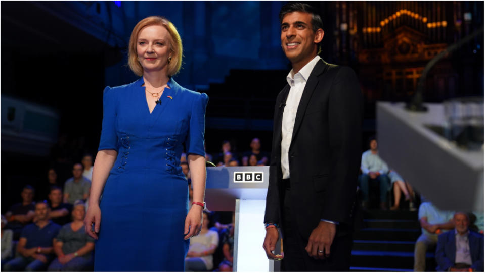 Liz Truss, Rishi Sunak - Credit: Getty Images