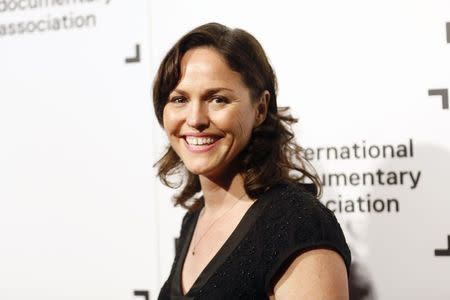 Actress Jorja Fox poses at the International Documentary Association's 2014 IDA Documentary Awards in Los Angeles, December 5, 2014. REUTERS/Danny Moloshok