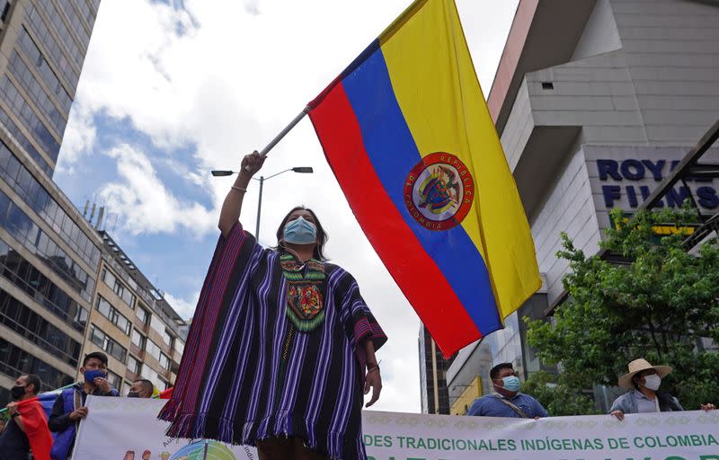 Protest in Bogota