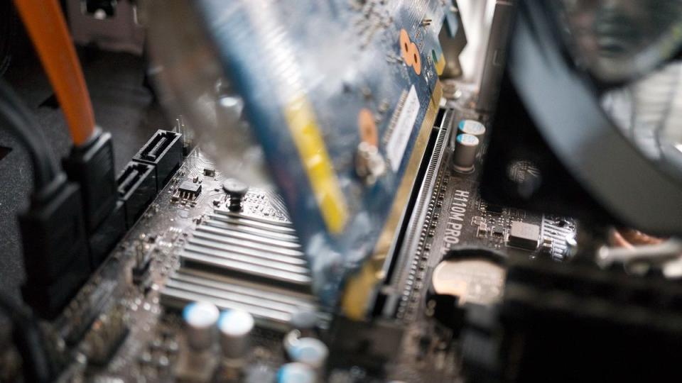 Image of a motherboard