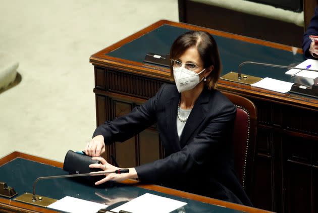 Italian minister of Justice Marta Cartabia during the session at the Chamber of Deputies on the occasion of the debate and vote of confidence of the Draghi government. Rome (Italy), February 18th, 2021 (Photo by Massimo Di Vita/Archivio Massimo Di Vita/Mondadori Portfolio via Getty Images) (Photo: Mondadori Portfolio via Getty Images)