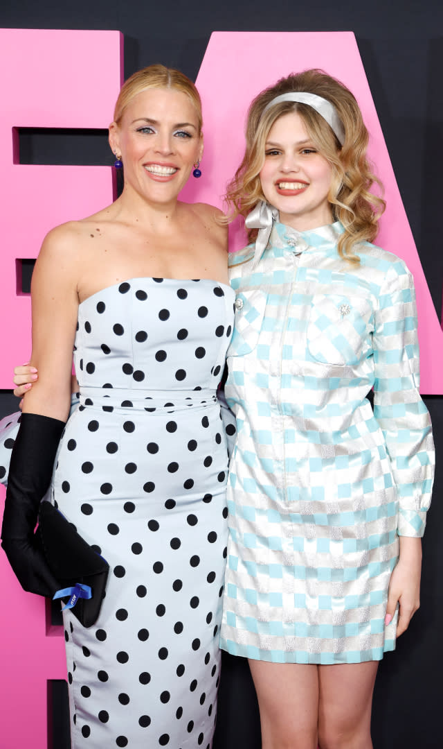 NEW YORK, NEW YORK – JANUARY 08: Busy Philipps and Birdie Silverstein attend the “Mean Girls” New York premiere at AMC Lincoln Square Theater on January 08, 2024 in New York City. <em>Photo by John Lamparski/WireImage.</em>