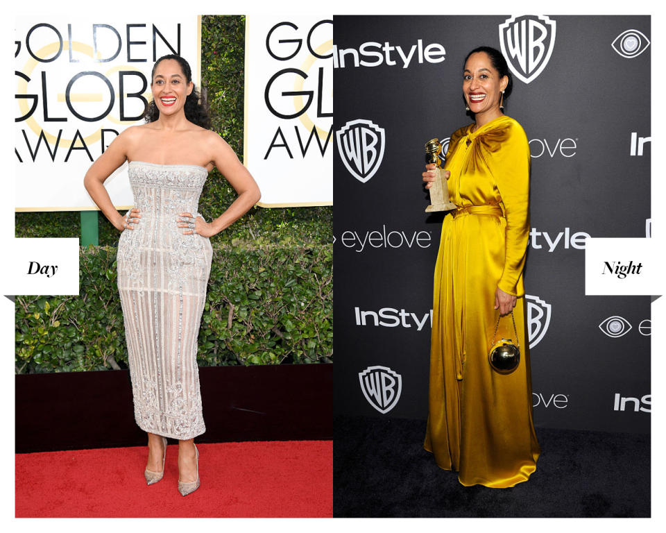 Tracee Ellis Ross attends the 74th Golden Globe Awards and afterparty.