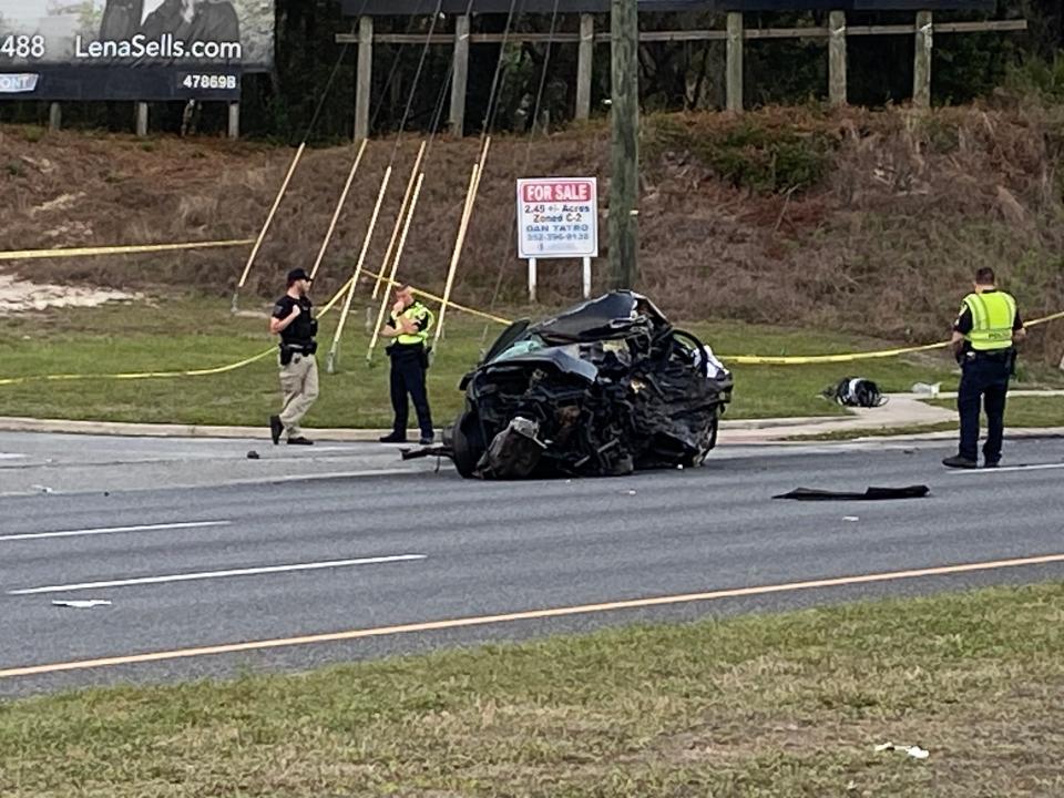 Two cars were involved in fatal crash on U.S. 27/441 about 4 p.m. Saturday, according to Fruitland Park police. FHP is investigating the crash.