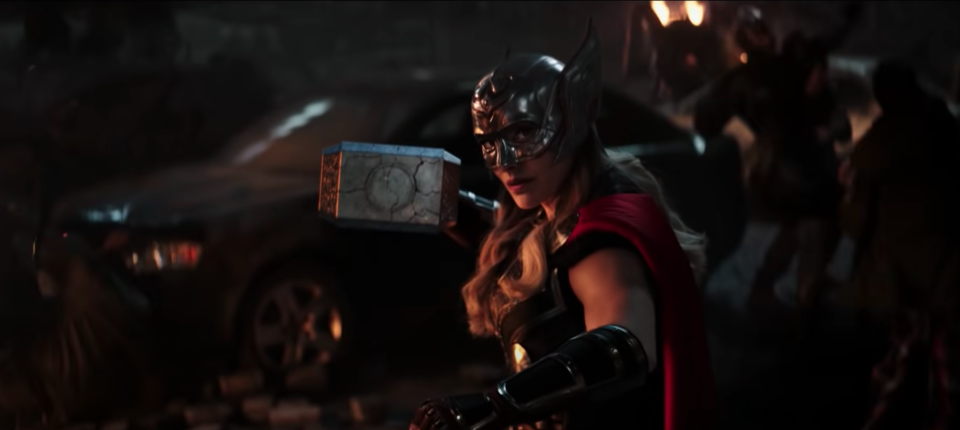 Natalie Portman in the teaser for Thor: Love and Thunder. (Marvel Studios/Disney)