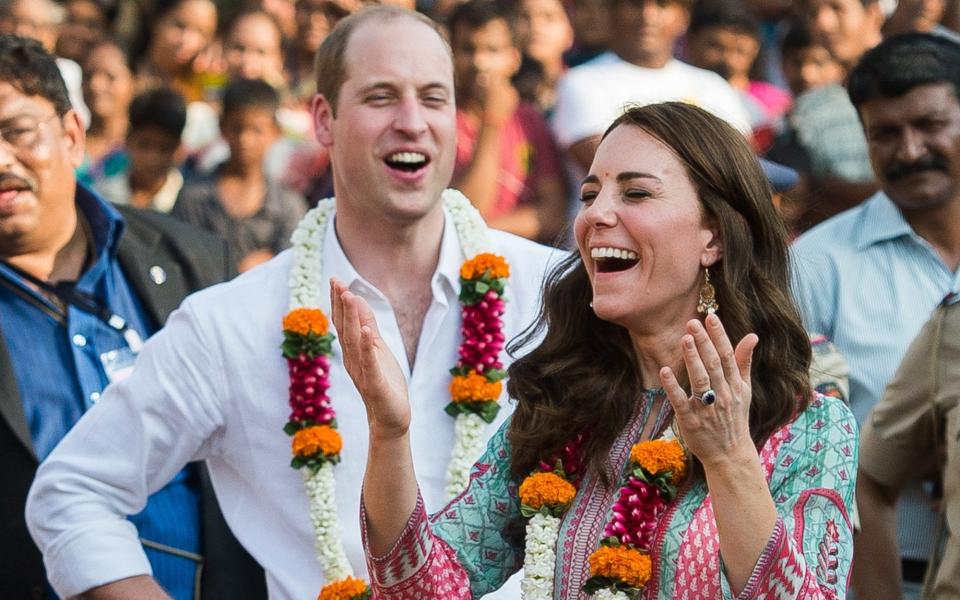 William and Kate on a visit to Mumbai in 2016 - Samir Hussein/WireImage